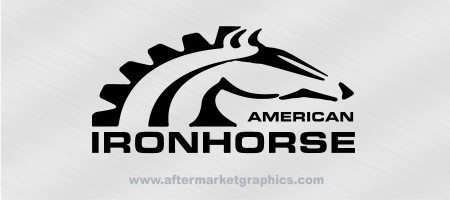 American Ironhorse Decals - Pair (2 pieces)
